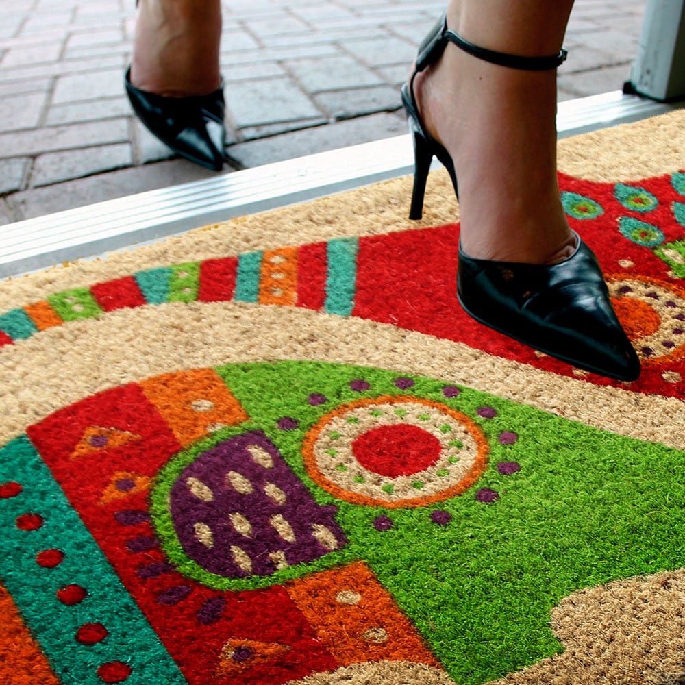 Coco & Coir Jumbo Bling Coir Door Mat 45 x 75cm Image 6