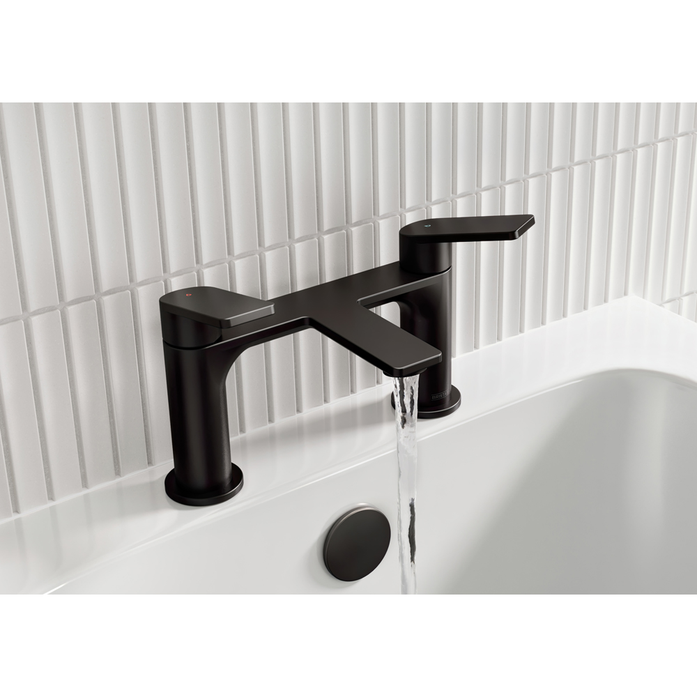 Bristan Frammento Matt Black Bath Filler Tap Image 5