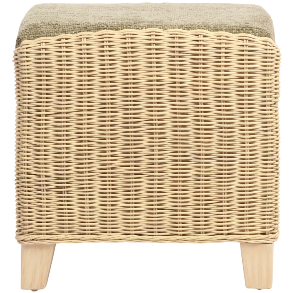 Desser Furniture Dijon Jubilee Sage Footstool Image 4