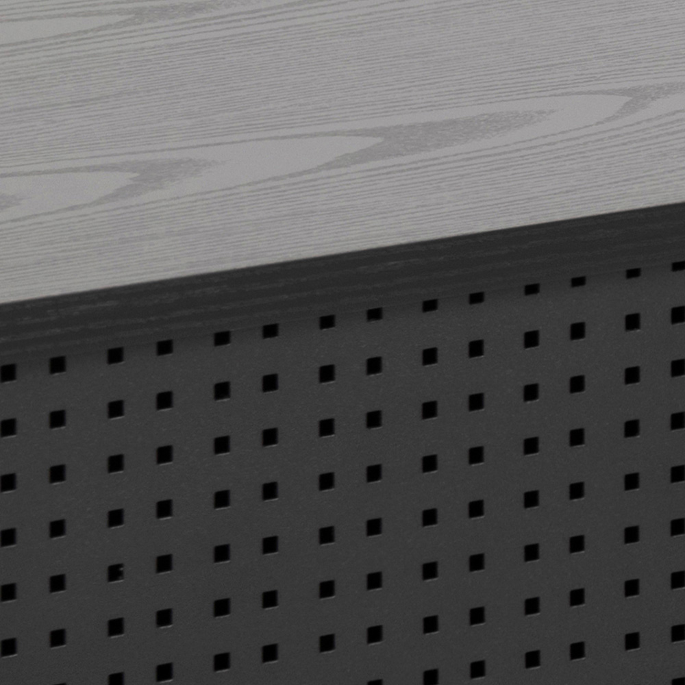 Florence Angus Single Door Black TV Unit Image 6