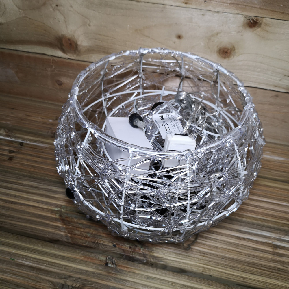 Samuel Alexander Acrylic Snowman Colour Changing LED Outdoor Christmas Decoration 60cm Image 6