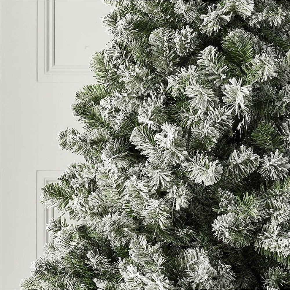 Samuel Alexander Snowy Imperial Pine White Green Fir Artificial Christmas Tree 5ft Image 2