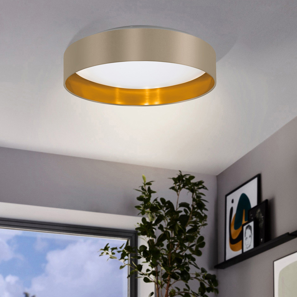EGLO Maserlo Cappuccino Ceiling Light Image 2