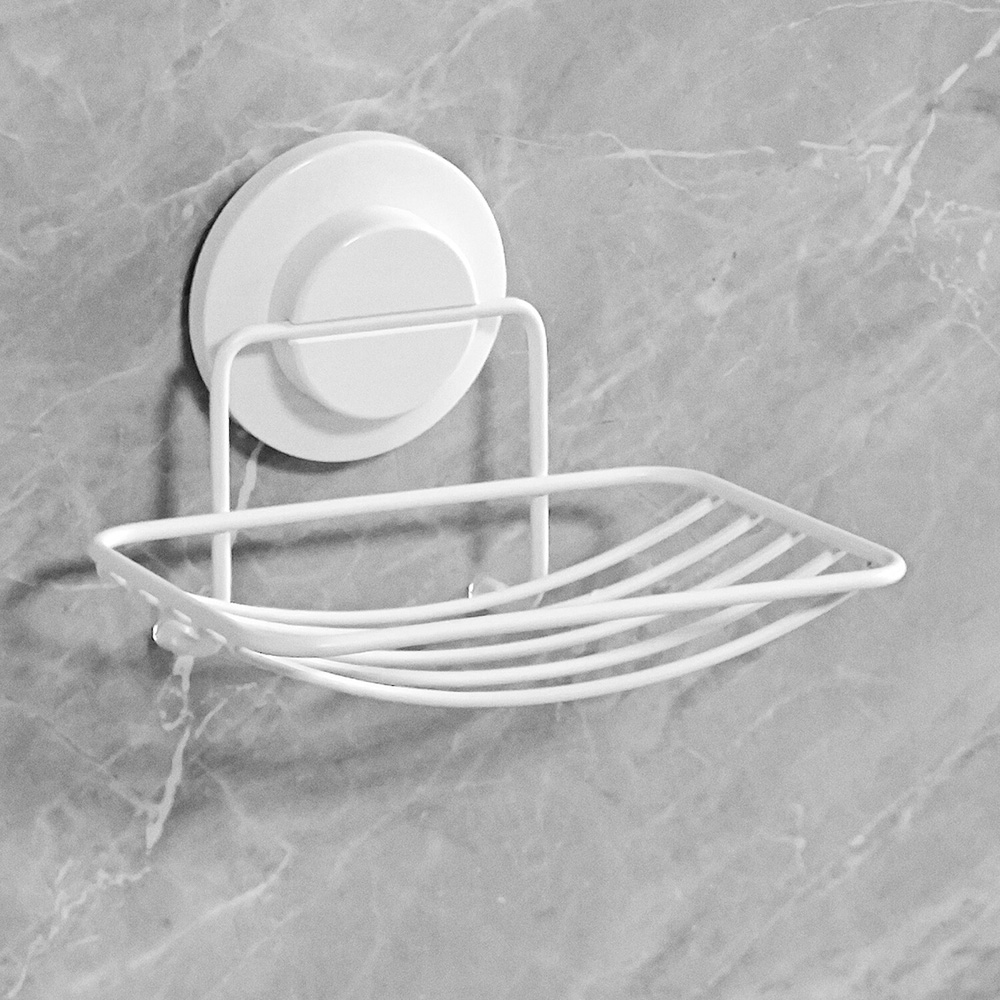 Torino Soap Dish White Image 2