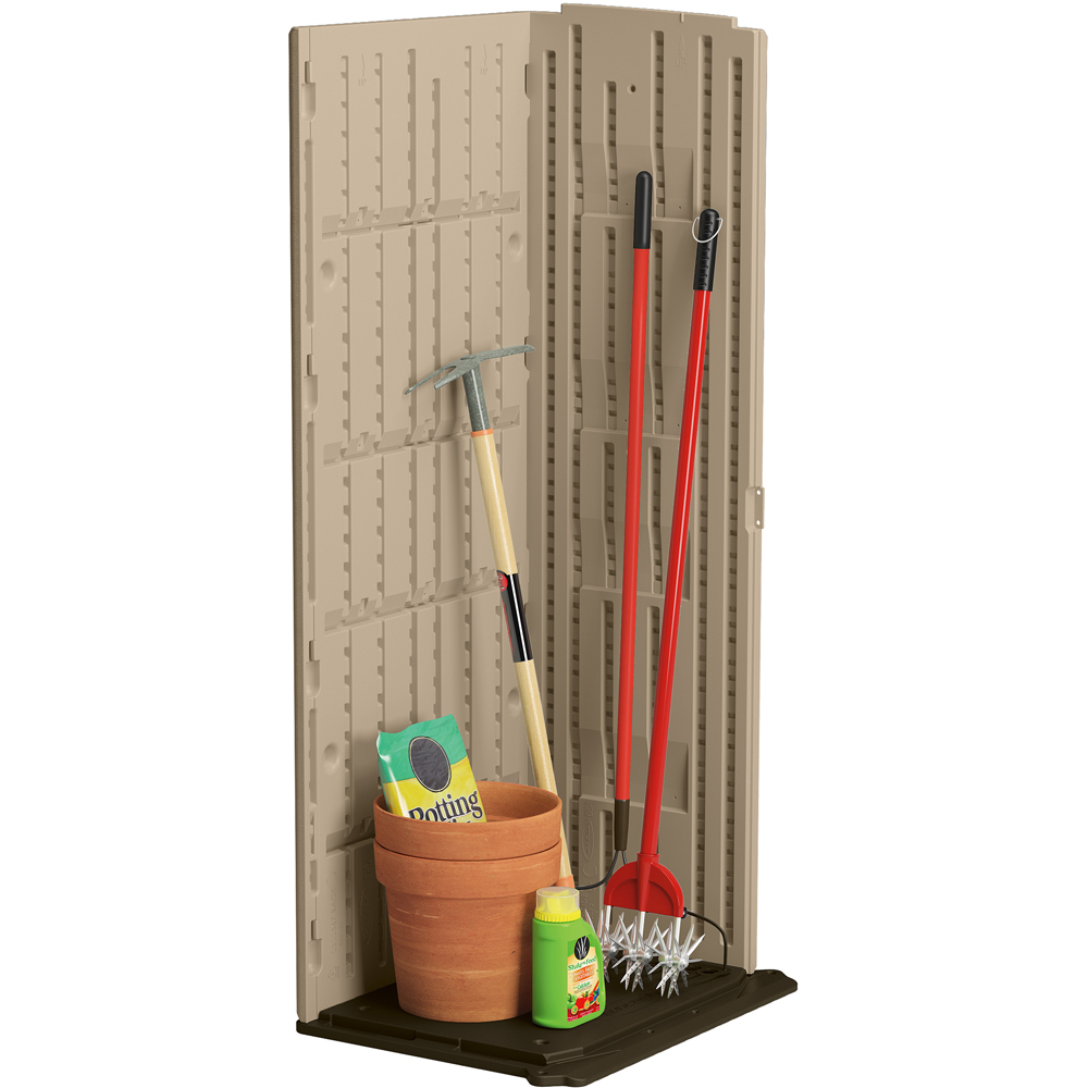 Suncast Aston 5.7 x 1.6ft Sand Storage Cabinet Image 4