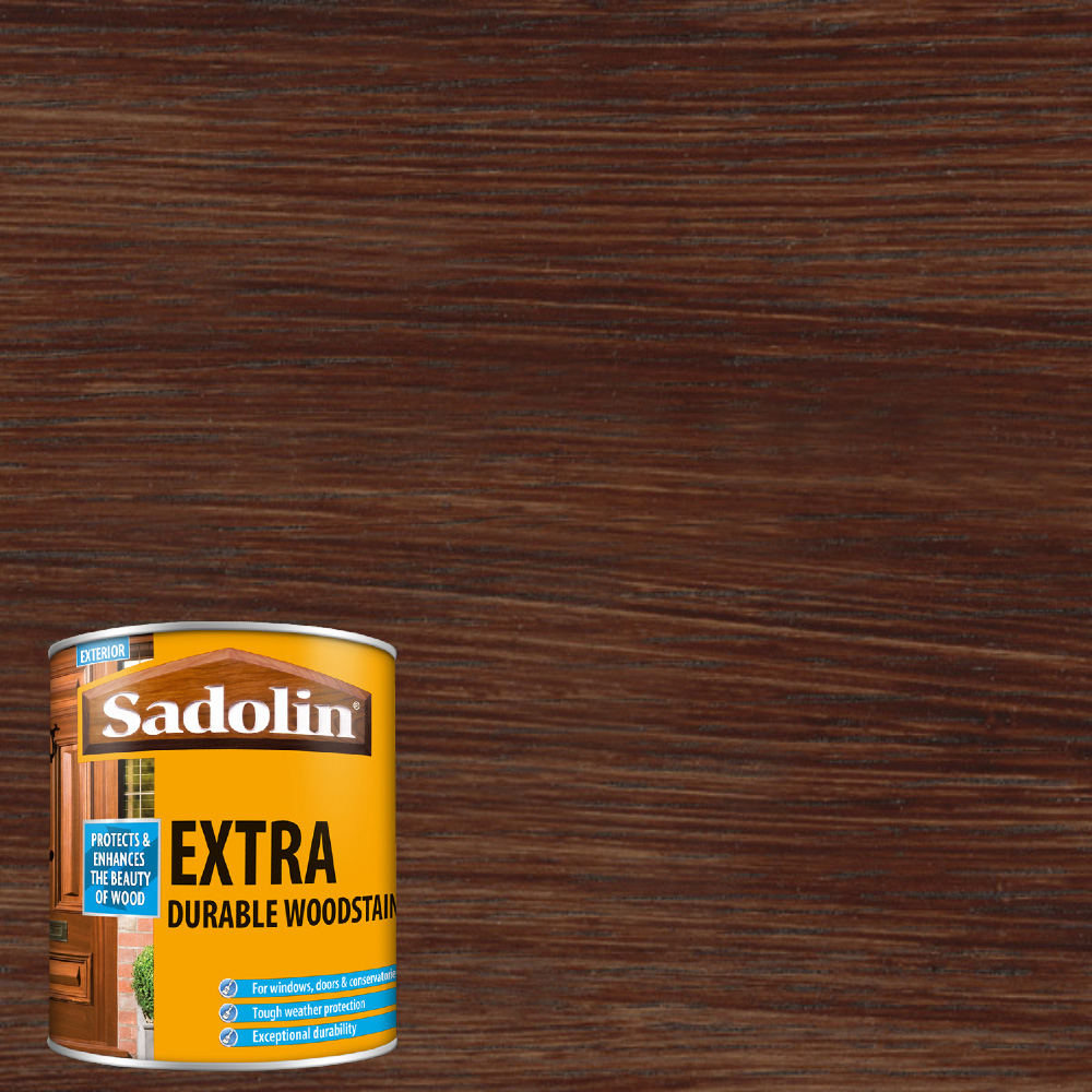 Sadolin Extra Dark Palisander Exterior Woodstain 1L Image 4