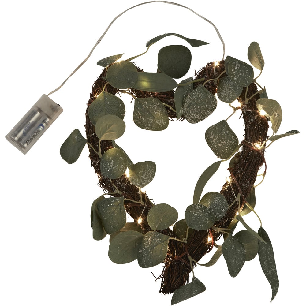 Lighting Collection Rattan Heart with Leaf Image 1
