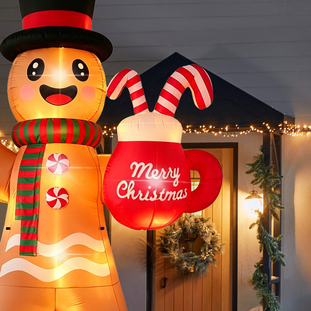 Gingerbread Festive Inflatable Image 3