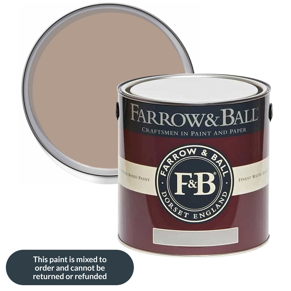 Farrow & Ball Modern Eggshell Dead Salmon Satin Paint 2.5L Image 1