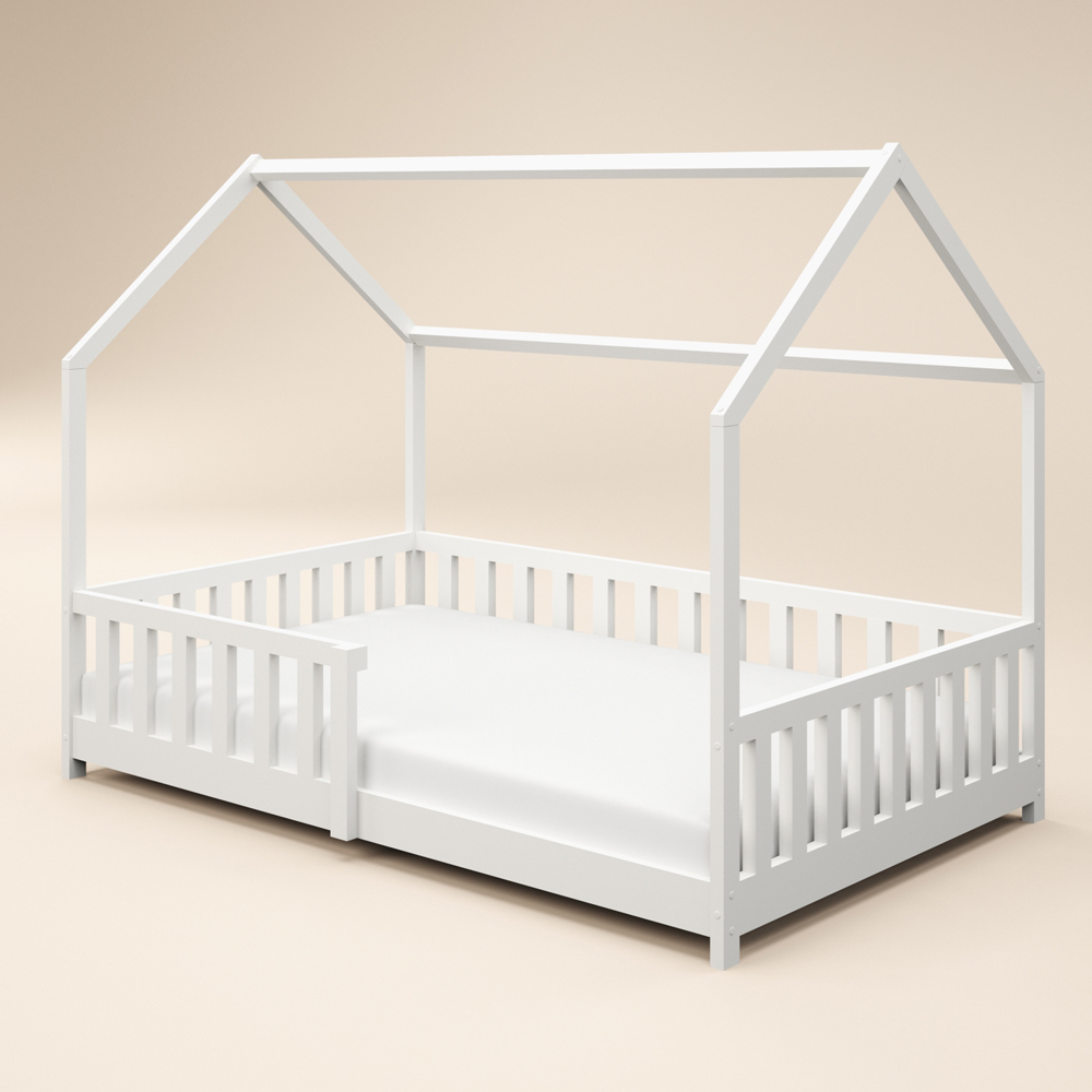 Flair Explorer Small Double White Playhouse Bed Image 2