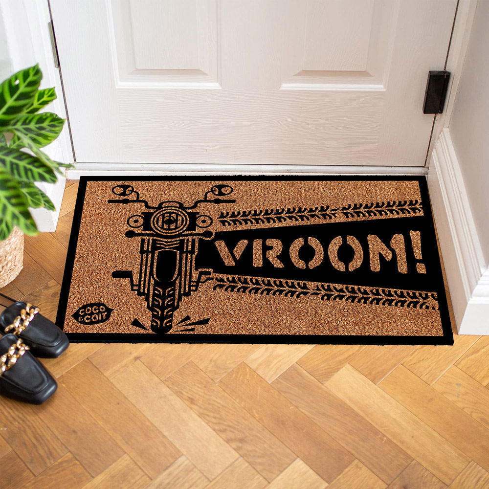 Coco & Coir Vroom Coir Door Mat 45 x 75cm Image 2