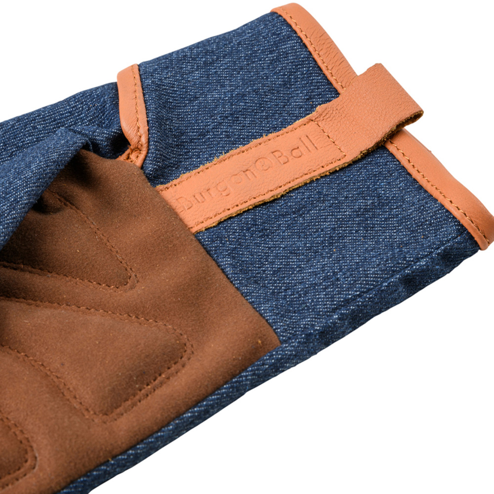 Burgon and Ball Dig The Glove Large-XL Denim Workwear Blue Gardening Gloves Image 5