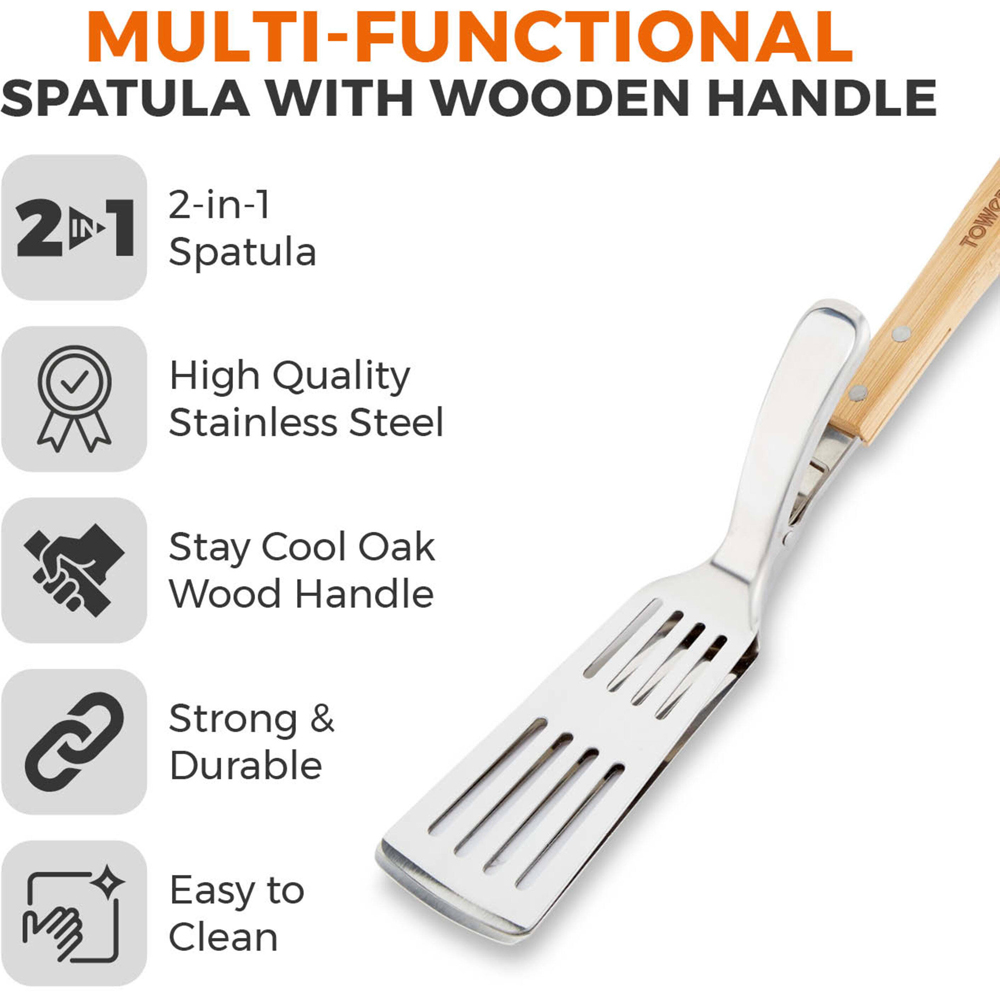 Tower Multifunctional Spatula with Wooden Handle Image 8