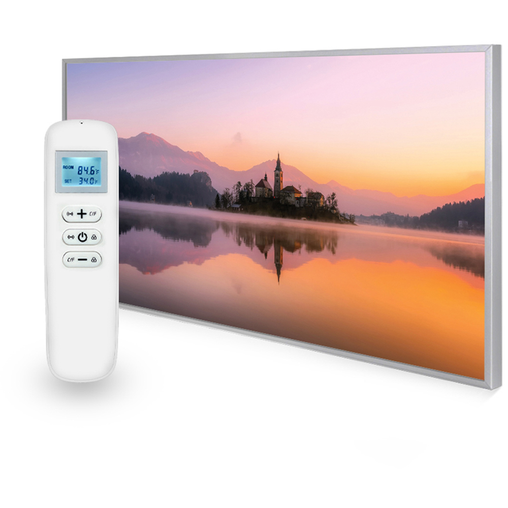 Mirrorstone Nexus Dreamy Lake Image Wi-Fi Infrared Heating Panel 580W 595 x 995mm Image 2