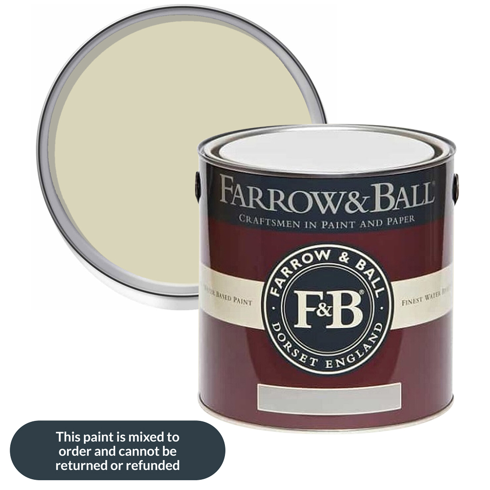Farrow & Ball Modern Eggshell Green Ground Satin Paint 2.5L Image 1