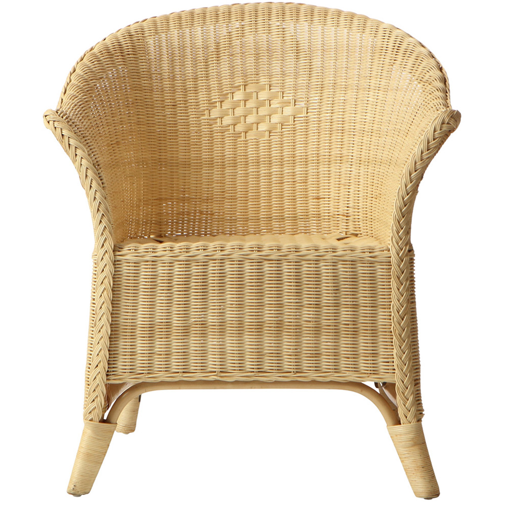 Desser Furniture Natural Wicker Adult King Size Loom Chair Image 3