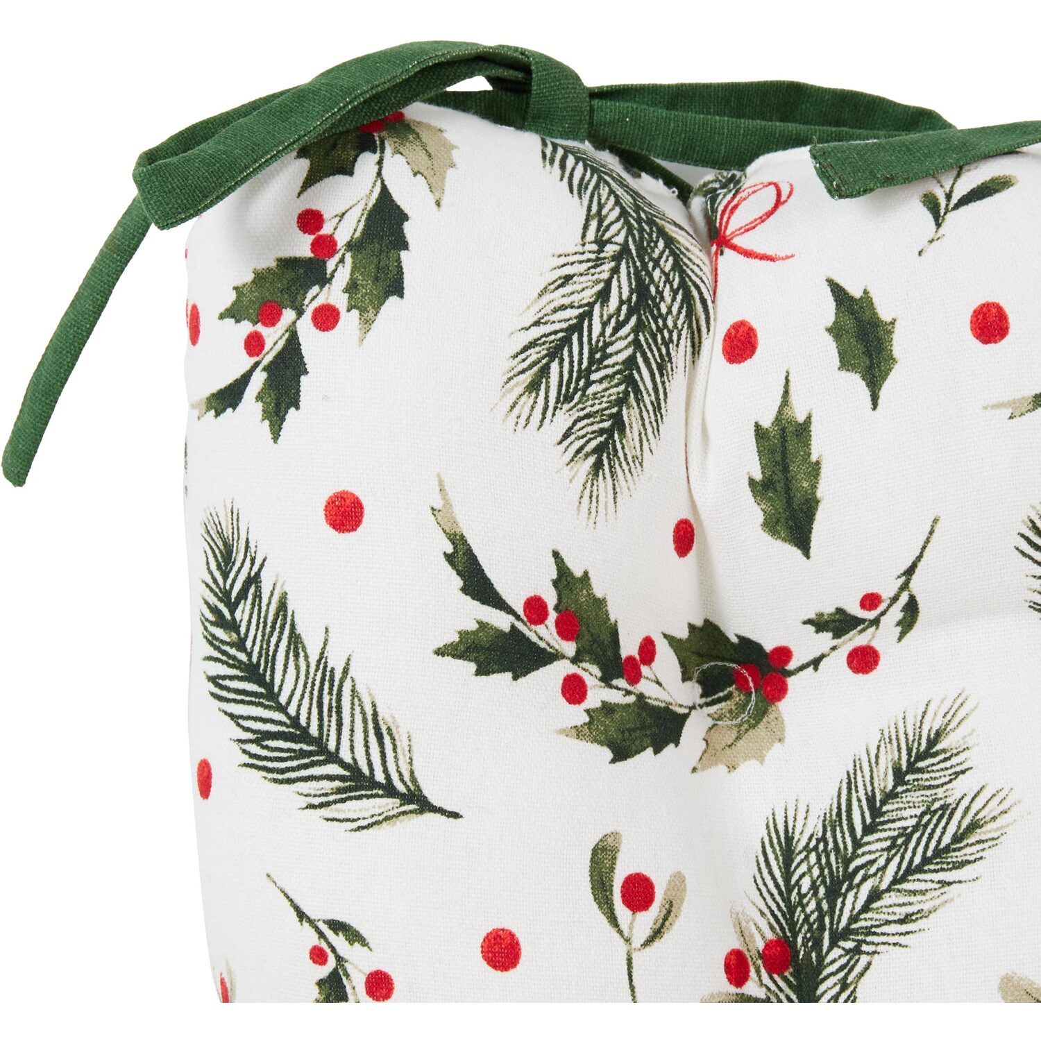 Holly Seat Pad - Green Image 3