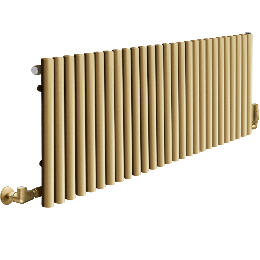 Terma Rolo Room 3399 BTU Brass Radiator 500 x 1470mm Image 3