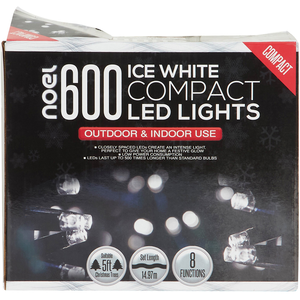 noel 600 Compact LED Lightchain Ice White Image 6