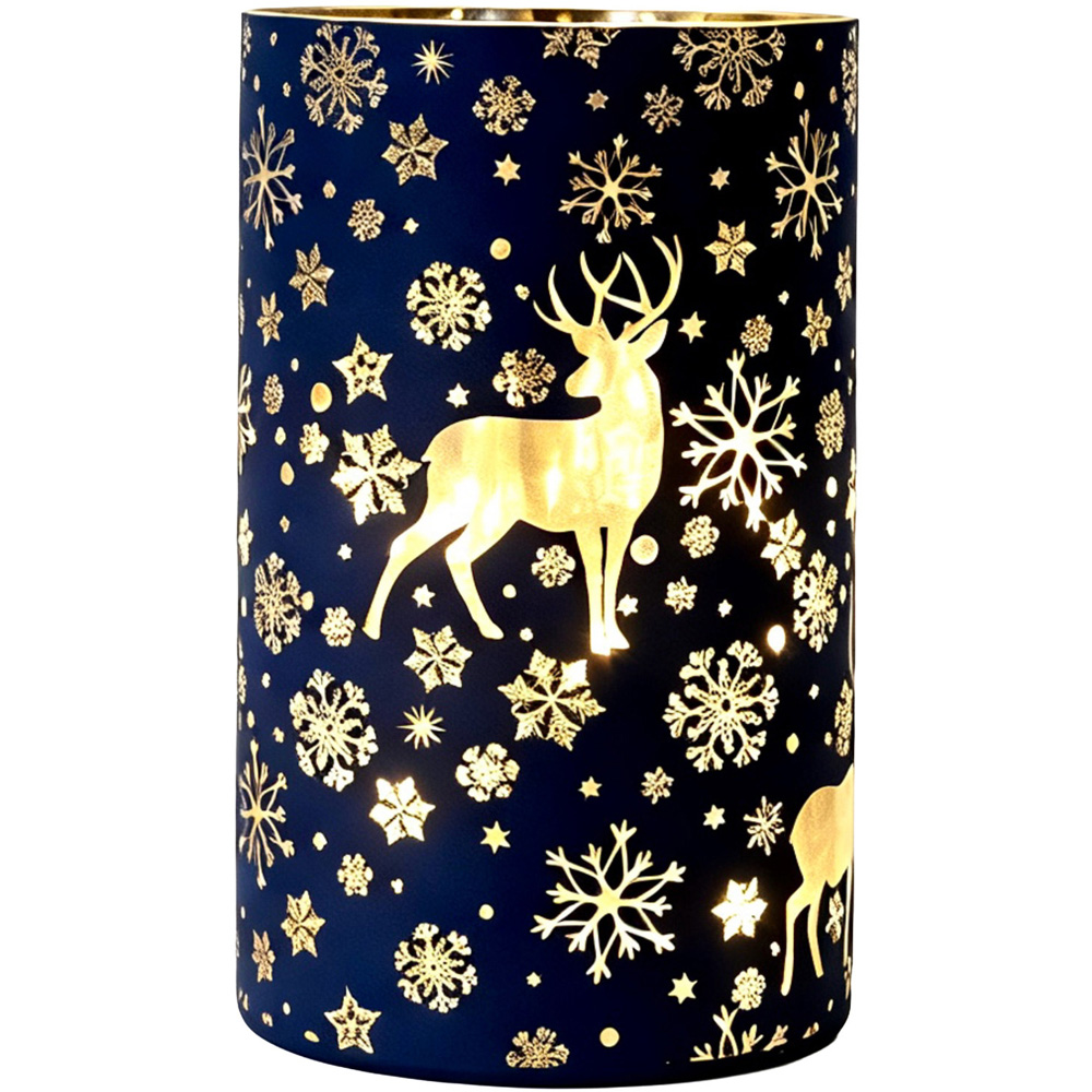 Stag LED Lantern Navy Image 6