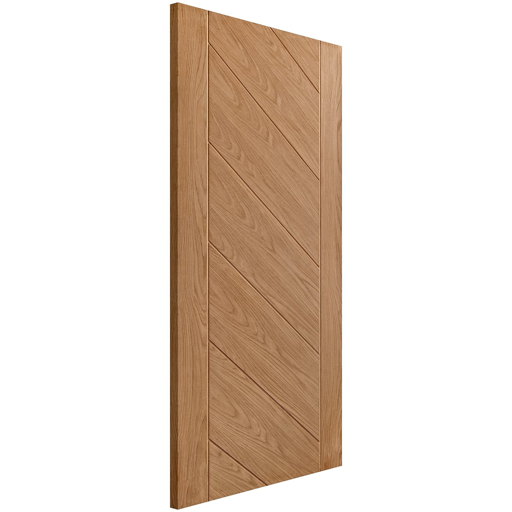 Monza Oak Veneer Fully Finished Solid Internal Door 1981 x 762 x 35mm Image 3