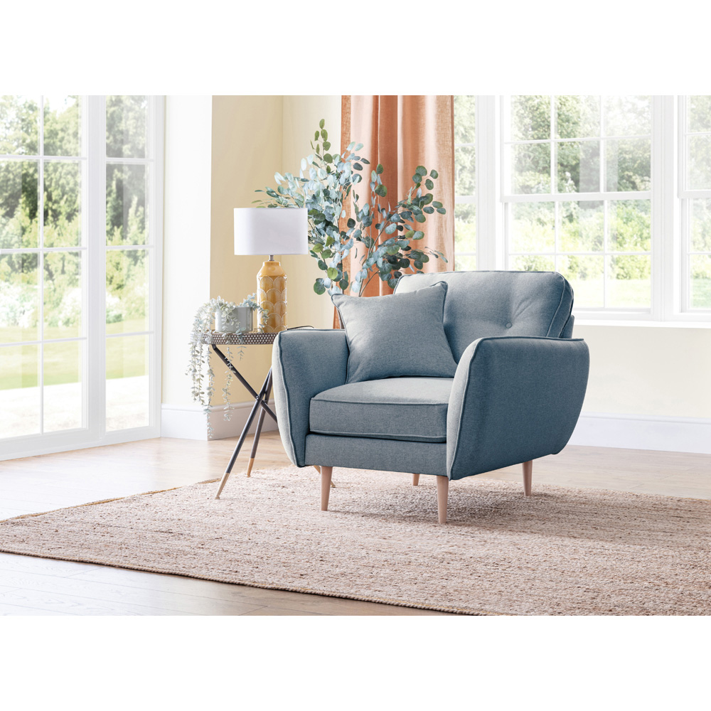 Opry Faro Denim Armchair Image 5