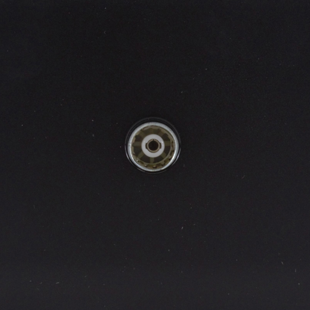 Trendi Switch 1 Gang Female Matt Black Co-Axial Television Socket Image 2