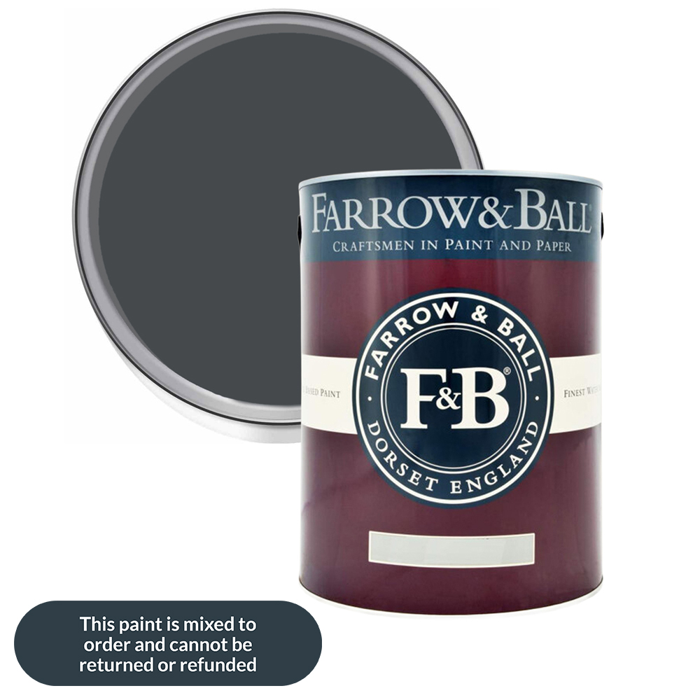 Farrow & Ball Interior Wood and Metal 31 Railings Flat Eggshell Paint 5L Image 1
