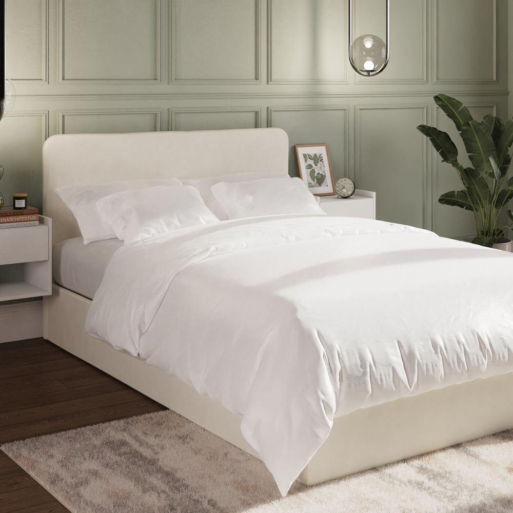 GFW Chiswick Double Natural Ottoman Bed Image 6