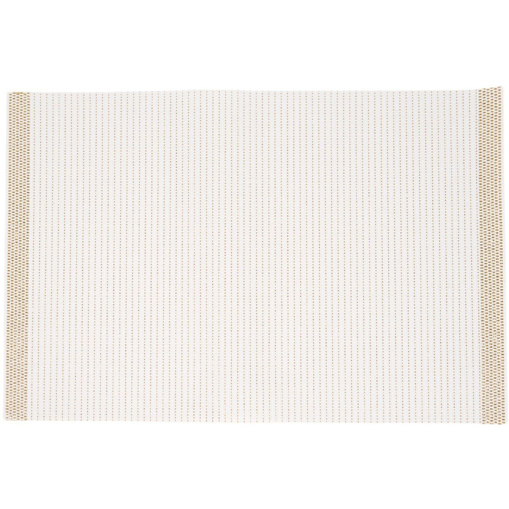 Pack of 2 Woven Placemats White Image 3