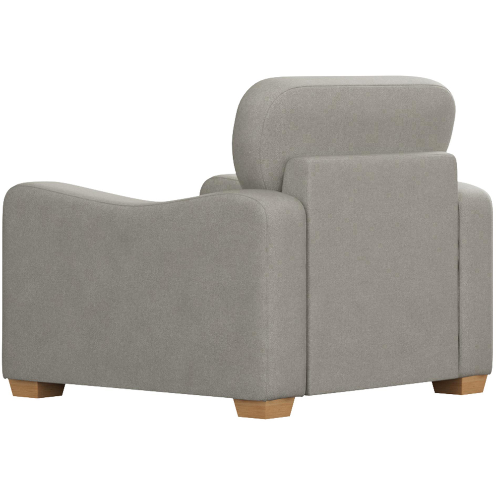 Theadford Mink Venice Fixed Back Armchair Image 4