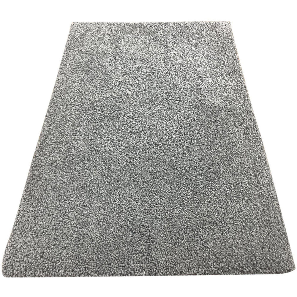 Alaska Warm Grey Shaggy Rug 120 x 180cm Image