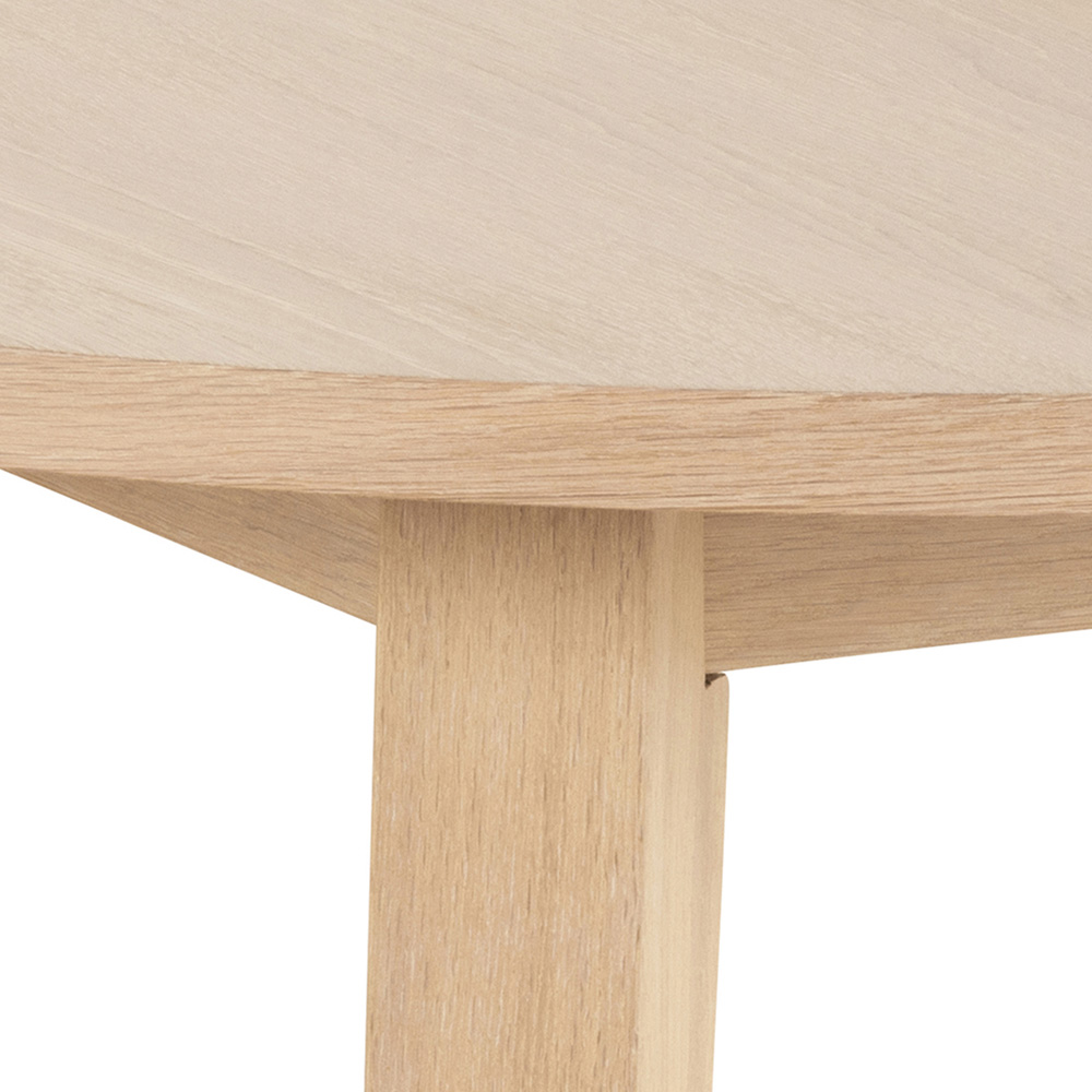 Florence A Line Smoked Oak Round Dining Table Image 6