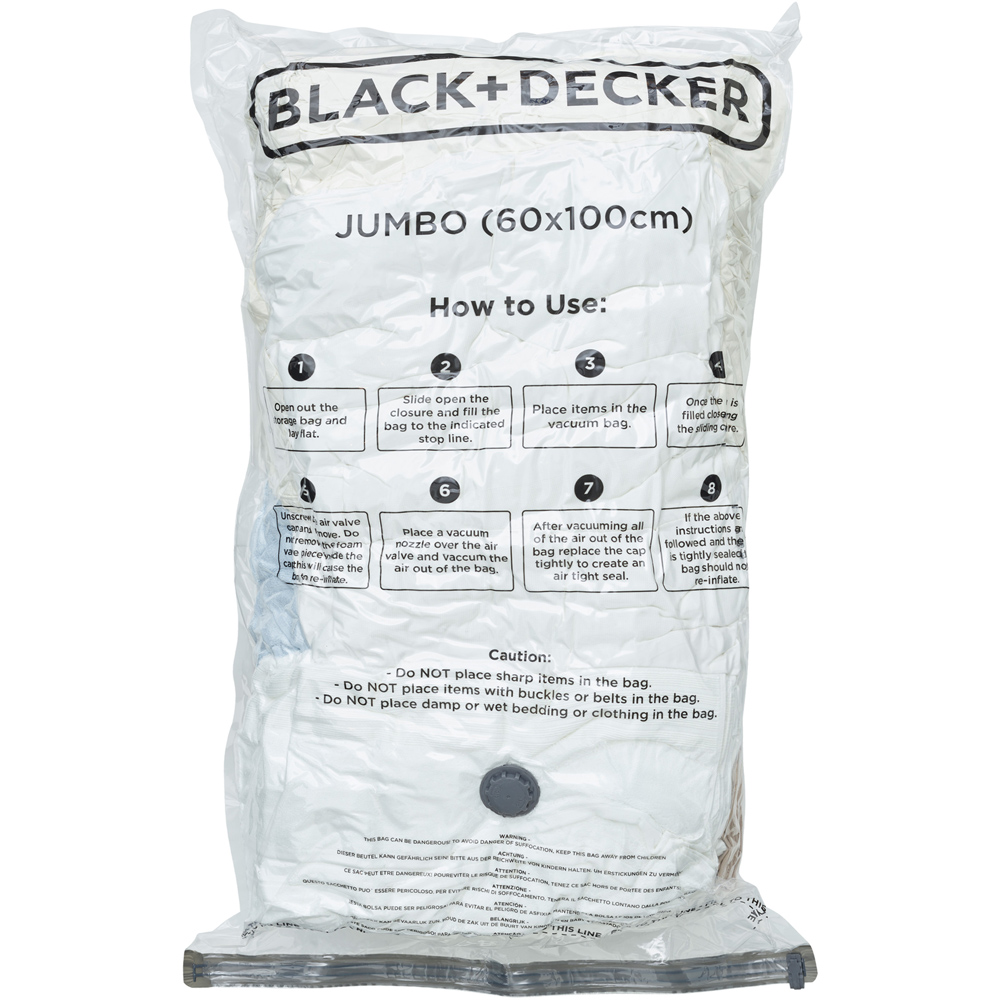 BLACK+DECKER Extra Large Vacuum Storage Bag 3 Pack Image 5