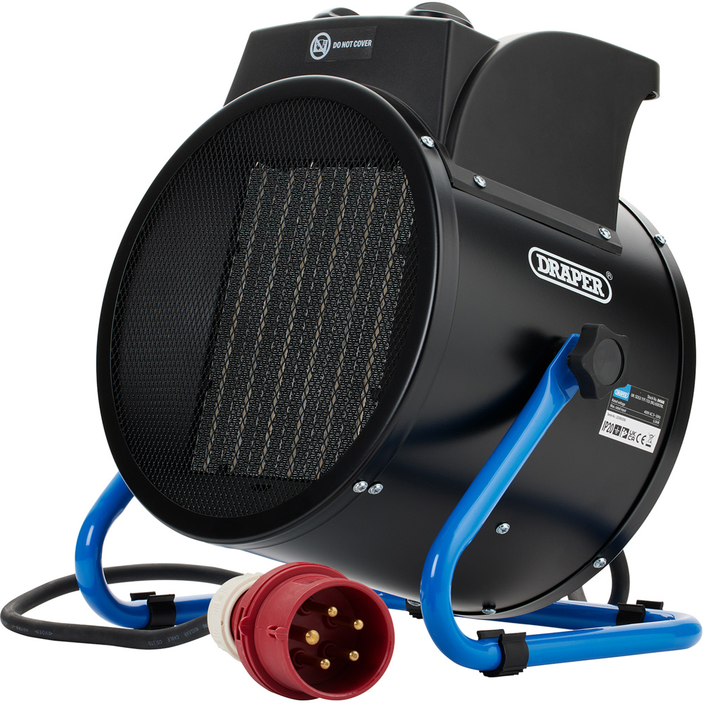Draper PTC Black Electric Space Heater 5000W Image 2