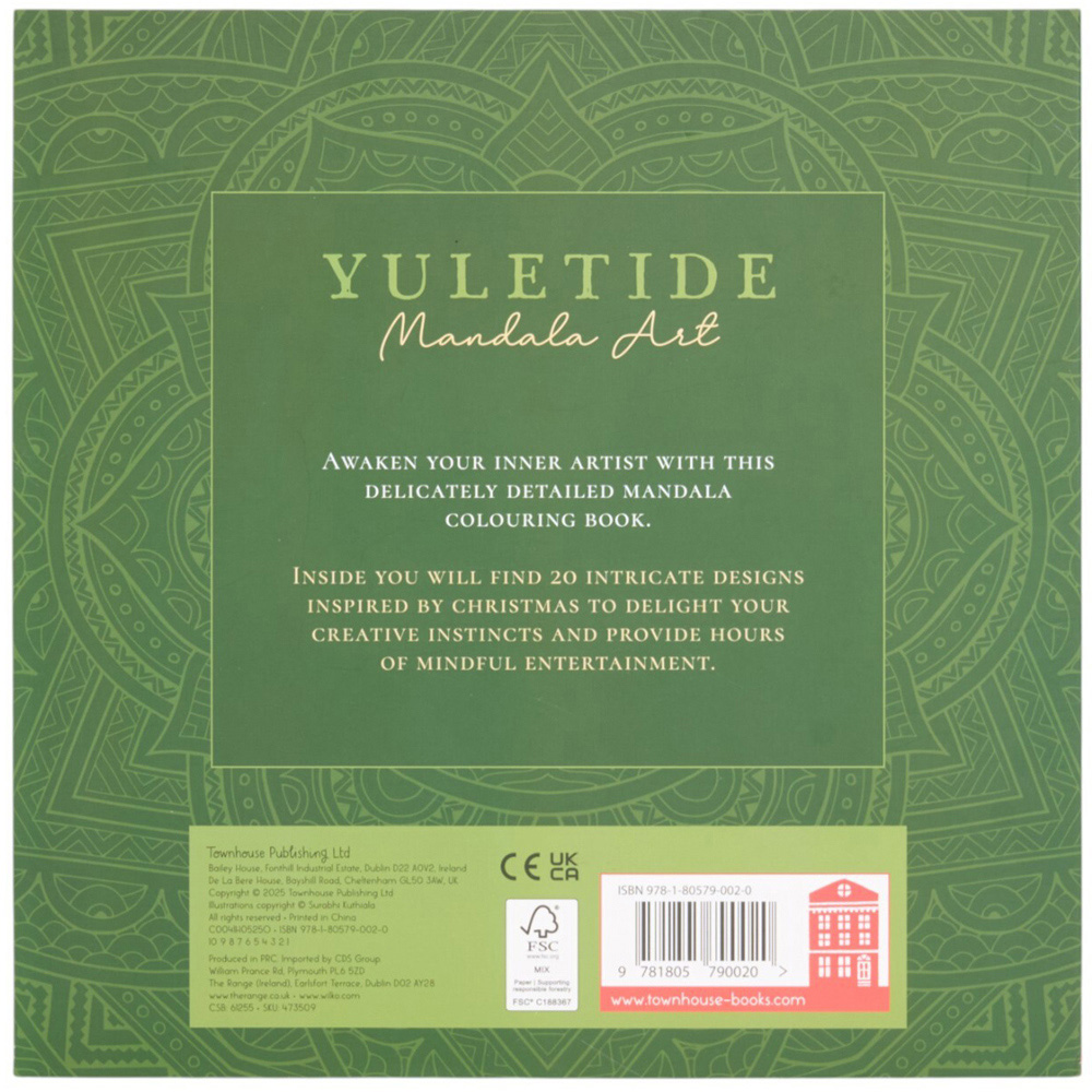 Yuletide Mandala Art Image 3