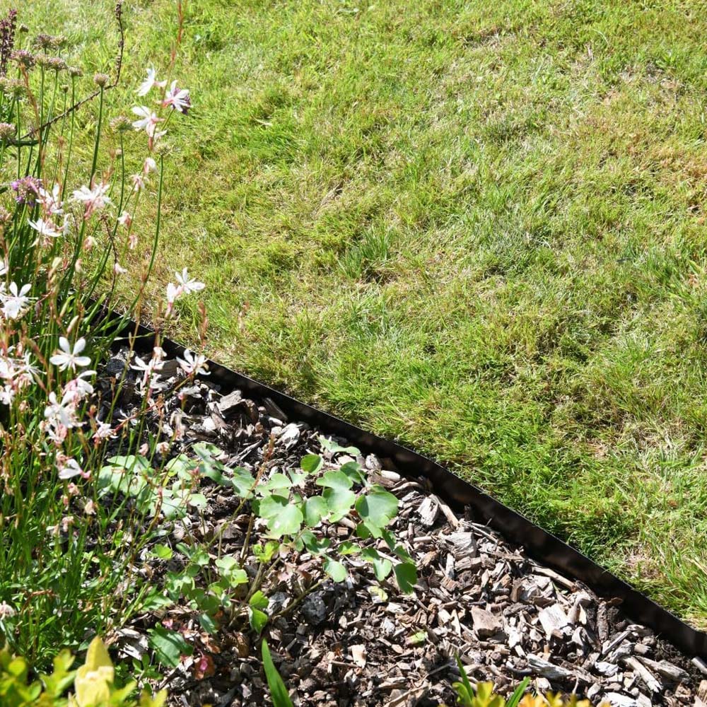 Garden Gear Black Metal Border Edging 4 Pack Image 3