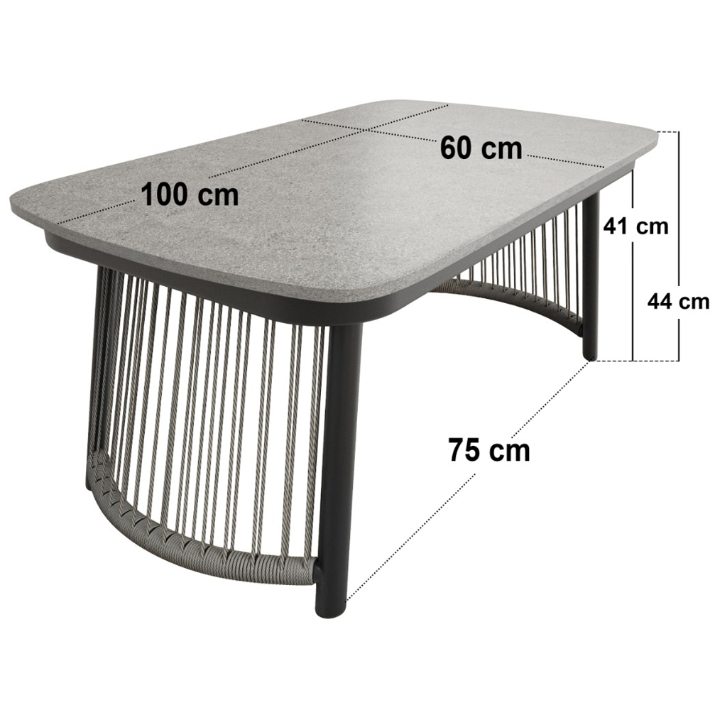 SOLACE+CO Kyla 4 Seater Garden Lounge Set Image 9