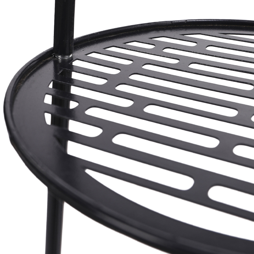 Living and Home 2 Tier Solar Powered Plant Stand 2 Pack Image 6