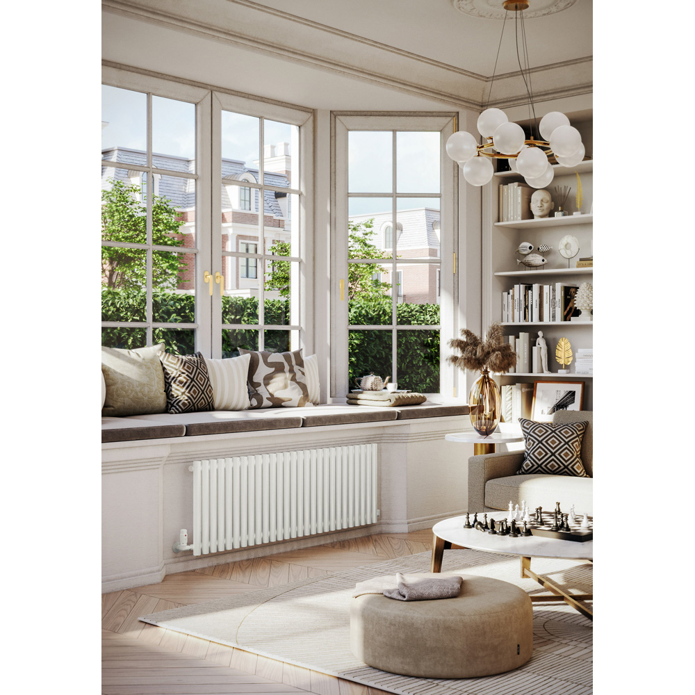 Terma Rolo Room 3399 BTU White Radiator 500 x 1470mm Image 2