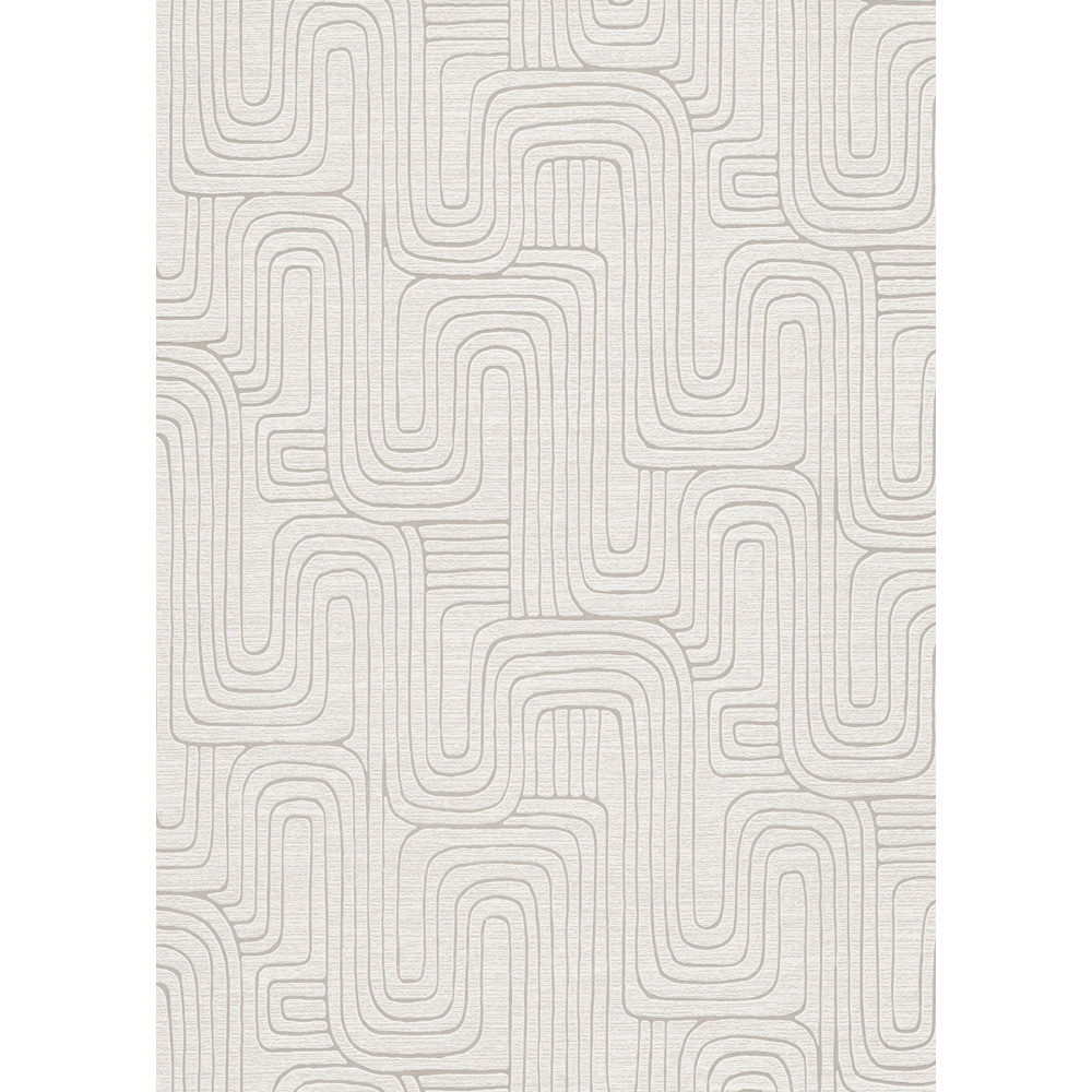 Erismann Rondo Linear Natural Cream Wallpaper Image 5