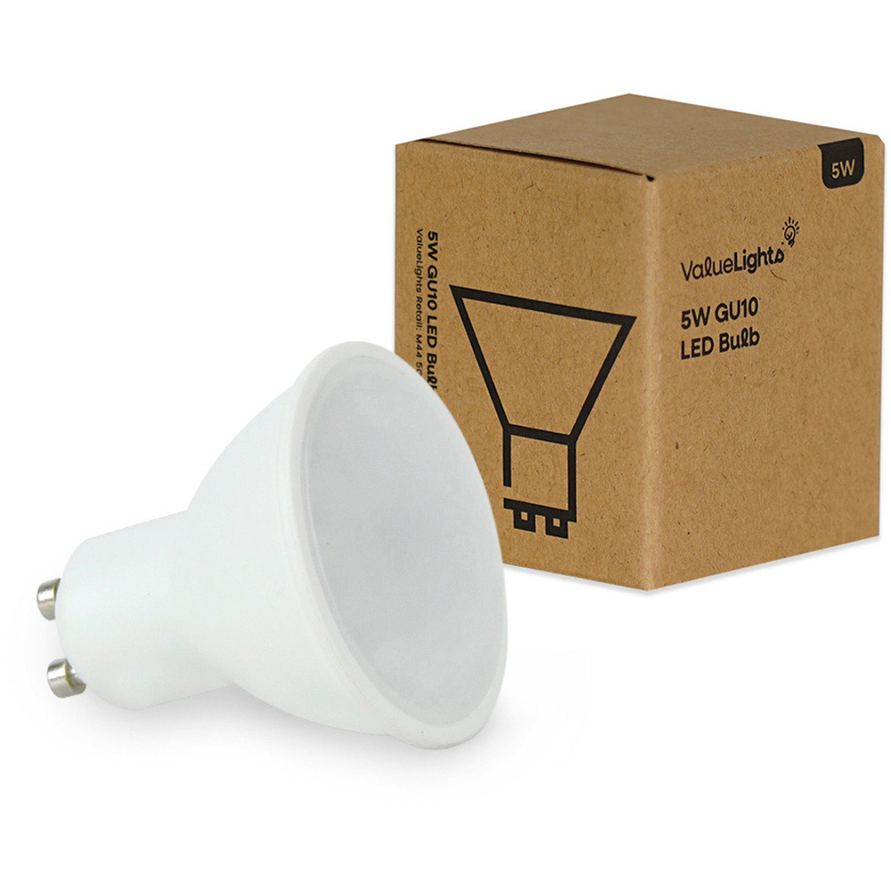 ValueLights 8 Pack GU10 Spotlight LED 5W Cool White 6500K Light Bulbs Image 2