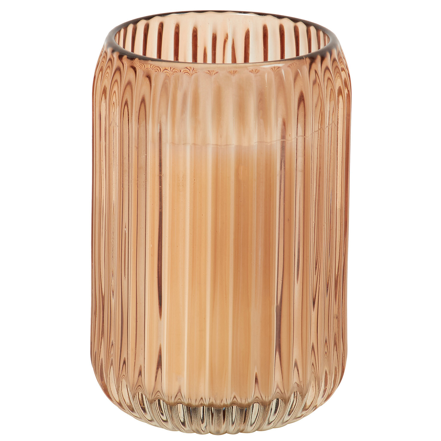 Ribbed Glass Candle Image 12