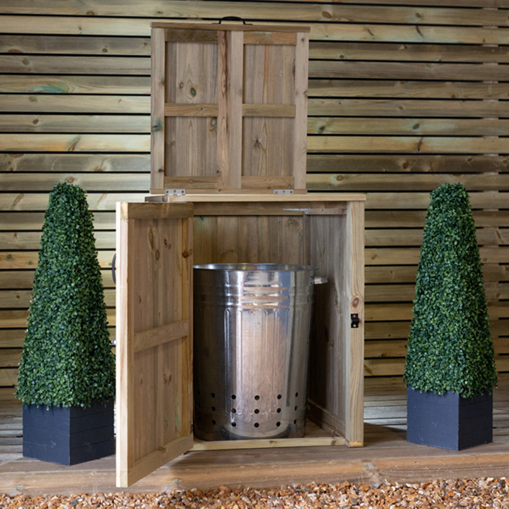 The Garden Village Paythorne Single Dustbin Storage Image 7