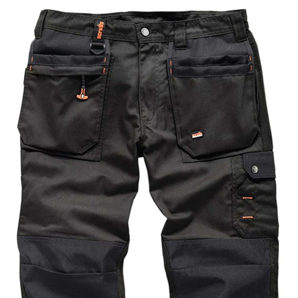 Scruffs Worker Plus Trouser 28R Black Image 3