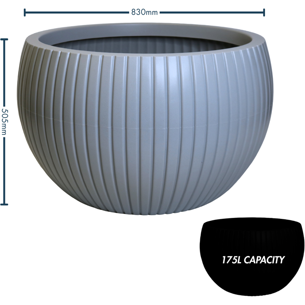 Trifibre Windsor Concrete Roto Moulded Planter 50 x 83cm Image 7