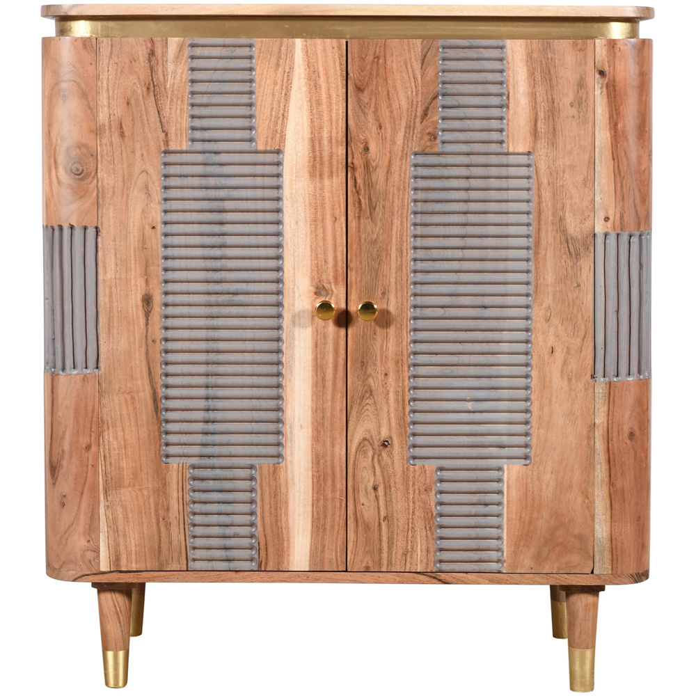 Brooklyn Wilton 2 Door Acacia Wood Sideboard Image 3