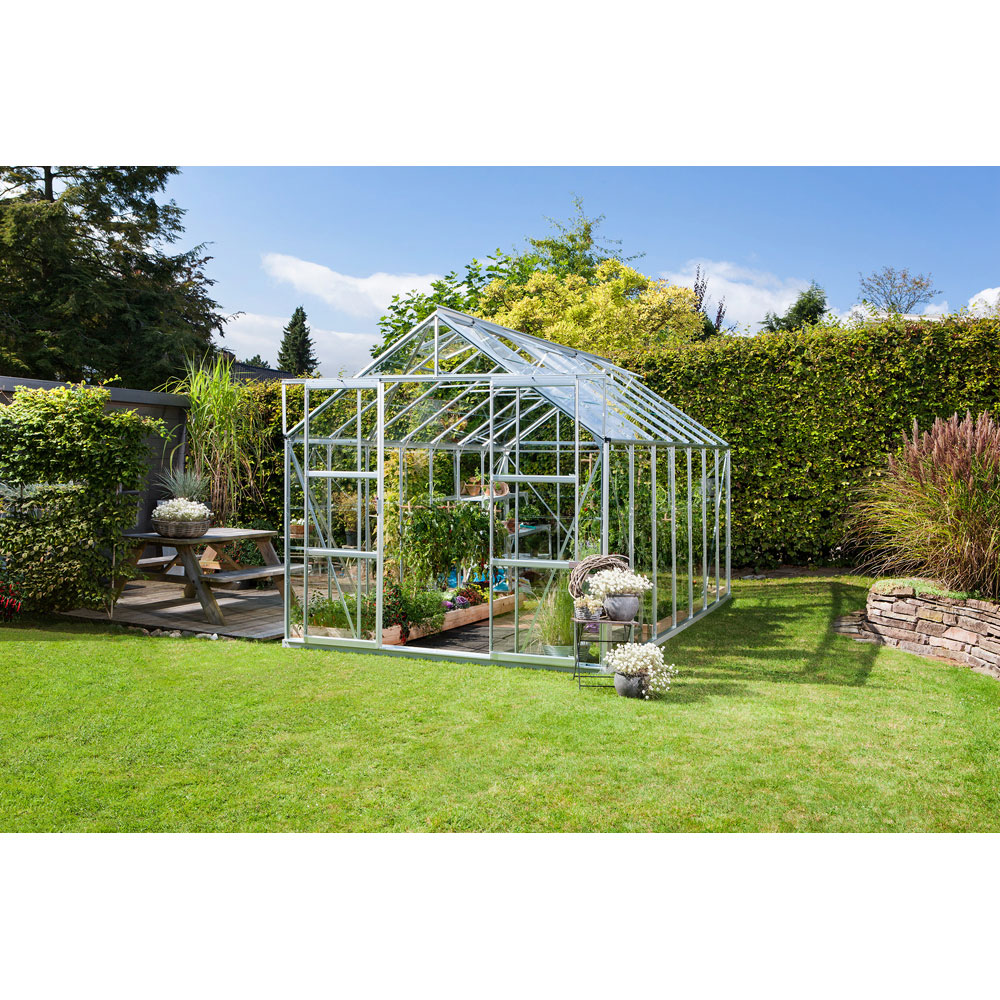 Vitavia Jupiter 11500 Aluminium Horticultural Glass 8 x 14ft Greenhouse Image 2