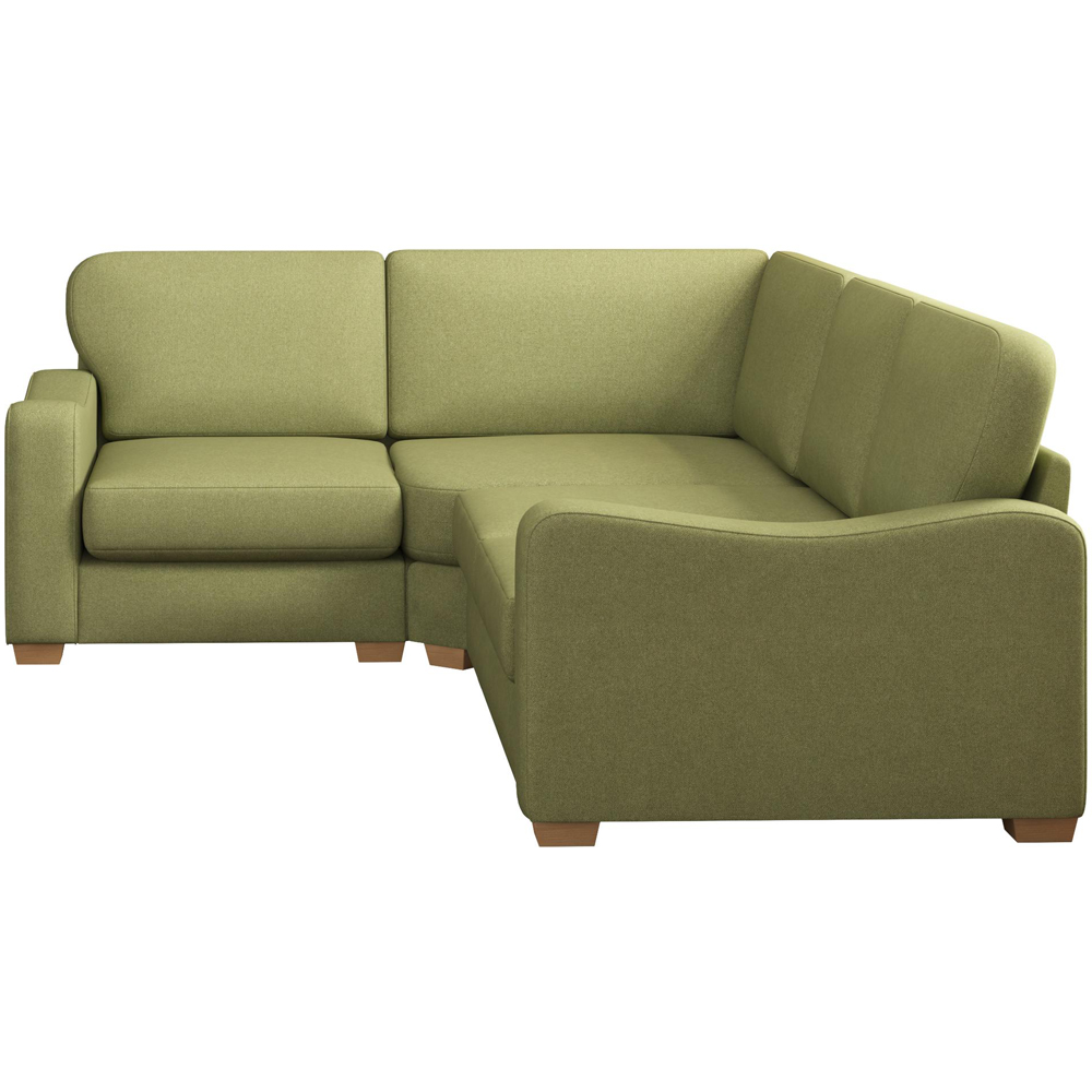 Theadford 3 Seater Venice Olive Fixed Back Left Hand Corner Sofa Image 3