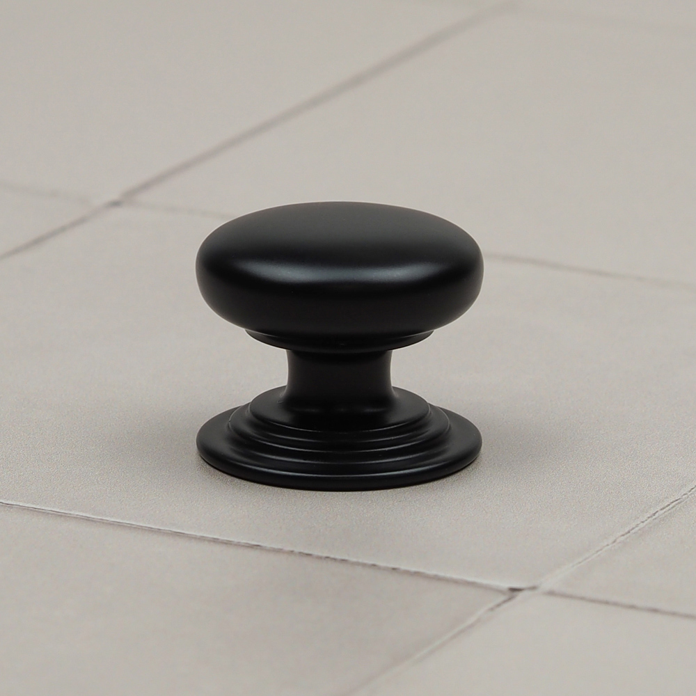 Handle & Home Matt Black Knob 32mm Image 2